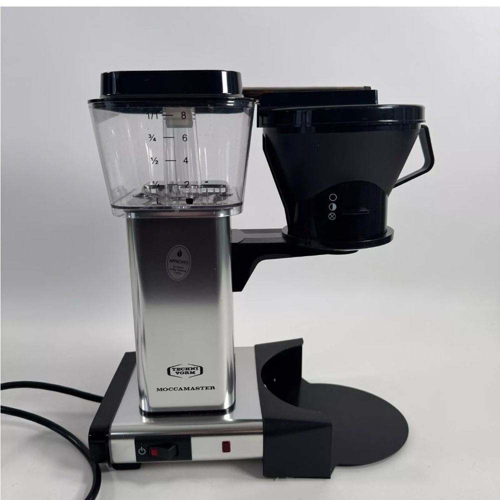 Moccamaster Coffee Brewer in Black and Silver